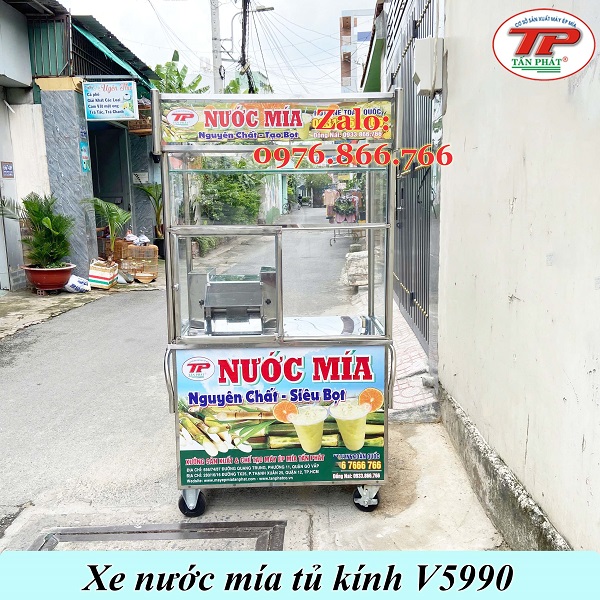 Máy Ép Mía Tủ Kính Tấn Phát – Giải Pháp Kinh Doanh Sạch, Chuyên Nghiệp, Hiệu Quả